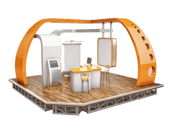 booth pameran custom